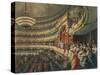 Auditorium of the Bolshoi Theatre, Moscow, Russia, 1856-Mihály Zichy-Stretched Canvas