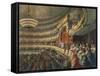 Auditorium of the Bolshoi Theatre, Moscow, Russia, 1856-Mihály Zichy-Framed Stretched Canvas