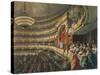 Auditorium of the Bolshoi Theatre, Moscow, Russia, 1856-Mihály Zichy-Stretched Canvas