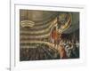 Auditorium of the Bolshoi Theatre, Moscow, Russia, 1856-Mihály Zichy-Framed Giclee Print