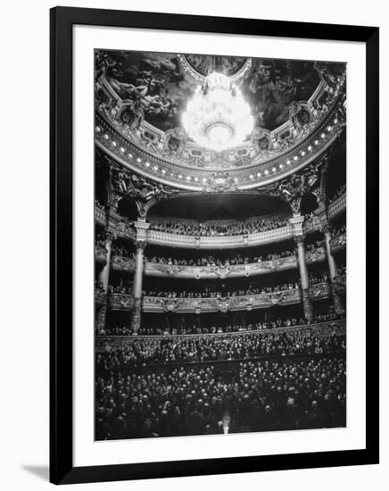 Auditorium of the Paris Opera House-Walter Sanders-Framed Photographic Print