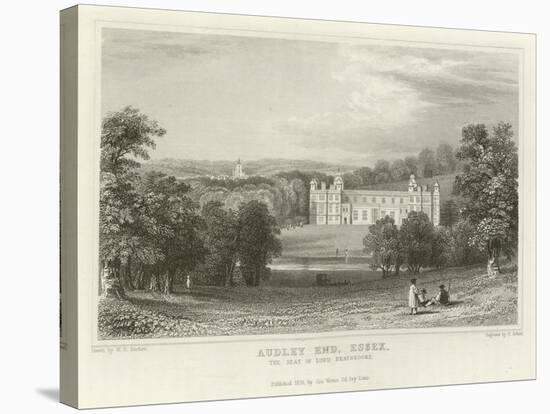 Audley End, Essex, the Seat of Lord Braybrooke-William Henry Bartlett-Stretched Canvas