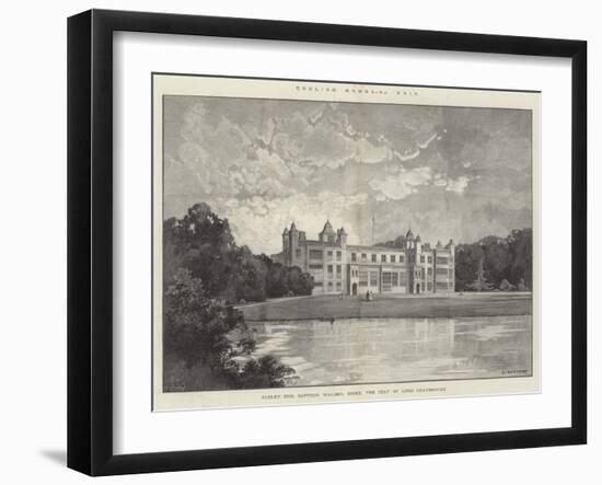 Audley End, Saffron Walden, Essex, the Seat of Lord Braybrooke-Charles Auguste Loye-Framed Giclee Print