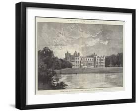 Audley End, Saffron Walden, Essex, the Seat of Lord Braybrooke-Charles Auguste Loye-Framed Giclee Print