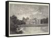 Audley End, Saffron Walden, Essex, the Seat of Lord Braybrooke-Charles Auguste Loye-Framed Stretched Canvas