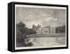 Audley End, Saffron Walden, Essex, the Seat of Lord Braybrooke-Charles Auguste Loye-Framed Stretched Canvas