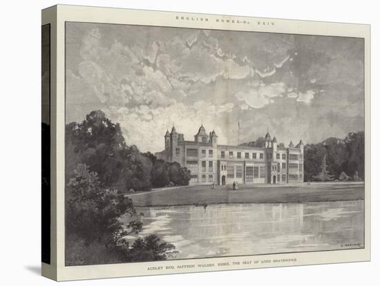 Audley End, Saffron Walden, Essex, the Seat of Lord Braybrooke-Charles Auguste Loye-Stretched Canvas