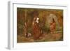 Audrey and Touchstone, 1897-Mildred L. Welsford-Framed Giclee Print