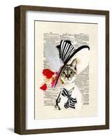 Audrey Cat-Matt Dinniman-Framed Art Print