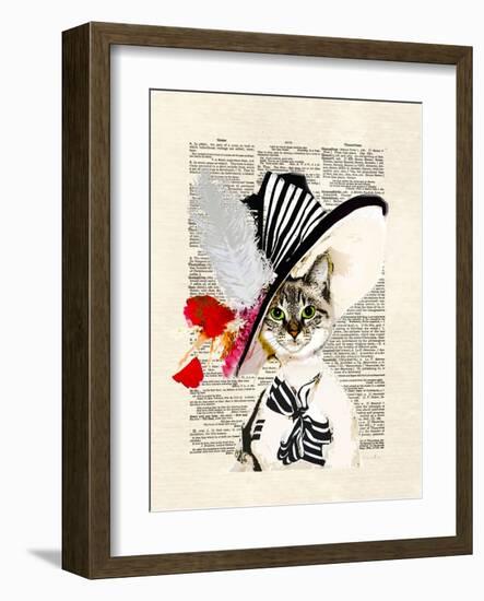 Audrey Cat-Matt Dinniman-Framed Art Print