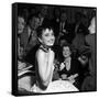 Audrey Hepburn, 1953. 26th Annual Academy Awards, Best Actress for "Roman Holiday"-null-Framed Stretched Canvas