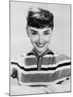 Audrey Hepburn, 1953-null-Mounted Photo