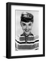 Audrey Hepburn, 1953.-null-Framed Photographic Print