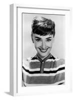 Audrey Hepburn, 1953.-null-Framed Photographic Print