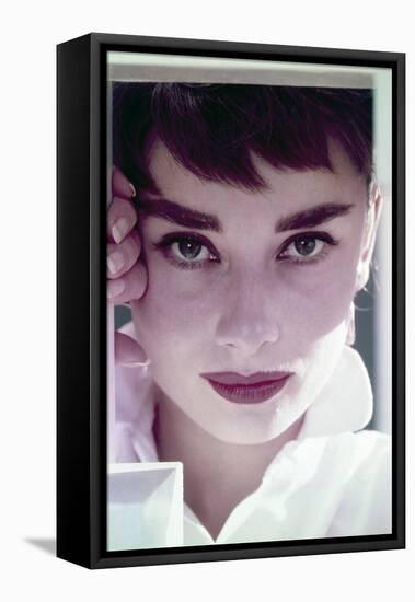 Audrey Hepburn, 1954-null-Framed Stretched Canvas