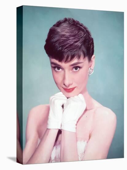 Audrey Hepburn, 1954-null-Stretched Canvas