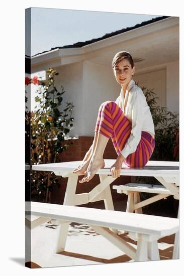 Audrey Hepburn 1954-null-Stretched Canvas
