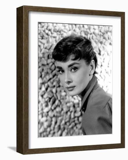 Audrey Hepburn, 1954-null-Framed Photo