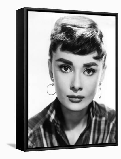 Audrey Hepburn, 1954-null-Framed Stretched Canvas