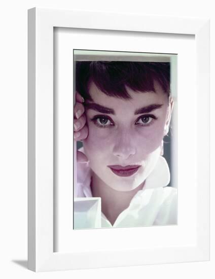 Audrey Hepburn, 1954-null-Framed Photographic Print