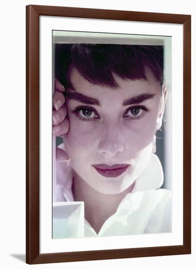 Audrey Hepburn, 1954-null-Framed Photographic Print