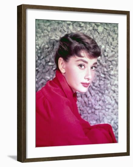 Audrey Hepburn, 1954-null-Framed Photographic Print