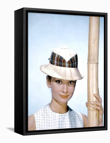 Audrey Hepburn 1964-null-Framed Stretched Canvas