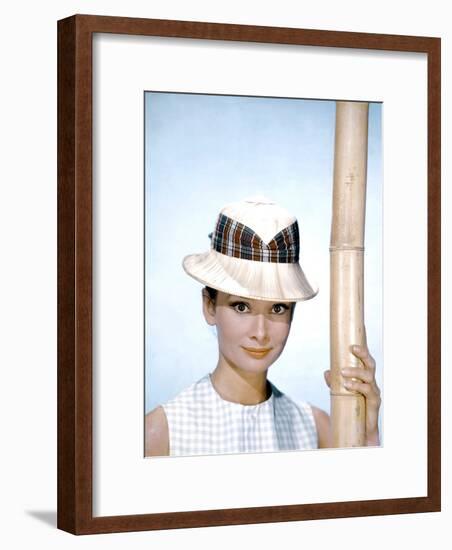 Audrey Hepburn 1964-null-Framed Photo