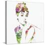 Audrey Hepburn 2-NaxArt-Stretched Canvas