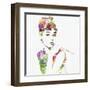 Audrey Hepburn 2-NaxArt-Framed Art Print