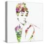 Audrey Hepburn 2-NaxArt-Stretched Canvas