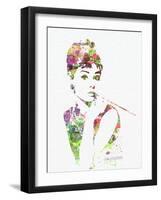 Audrey Hepburn 2-NaxArt-Framed Art Print