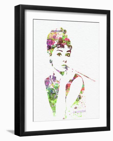 Audrey Hepburn 2-NaxArt-Framed Art Print