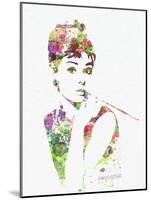 Audrey Hepburn 2-NaxArt-Mounted Art Print