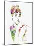 Audrey Hepburn 2-NaxArt-Mounted Art Print