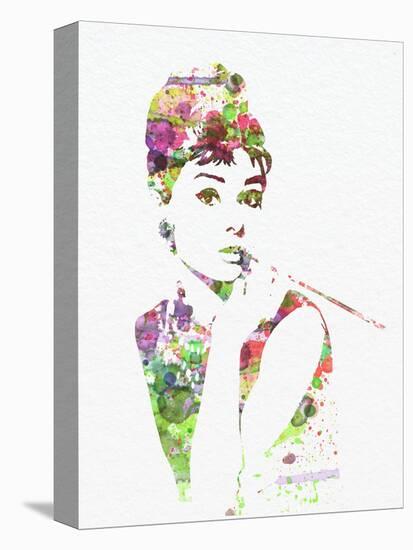 Audrey Hepburn 2-NaxArt-Stretched Canvas