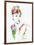 Audrey Hepburn 2-NaxArt-Framed Art Print