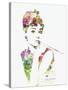 Audrey Hepburn 2-NaxArt-Stretched Canvas