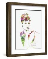 Audrey Hepburn 2-NaxArt-Framed Art Print