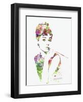 Audrey Hepburn 2-NaxArt-Framed Art Print