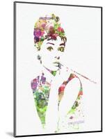 Audrey Hepburn 2-NaxArt-Mounted Art Print