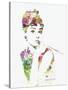 Audrey Hepburn 2-NaxArt-Stretched Canvas