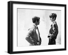 Audrey Hepburn, Albert Finney, Two for the Road, 1967-null-Framed Photographic Print