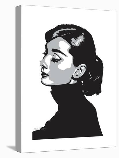 Audrey Hepburn - Always-Emily Gray-Stretched Canvas