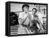 Audrey Hepburn and Gregory Peck in Roman Holiday-Movie Star News-Framed Stretched Canvas