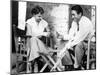 Audrey Hepburn and Gregory Peck Play CArds While on Location for Roman Holiday, 1953-null-Mounted Photo