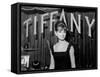 Audrey Hepburn, at a Press Event for Breakfast at Tiffany'S, 1961-null-Framed Stretched Canvas