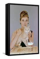 Audrey Hepburn. "Breakfast At Tiffany's" 1961, Directed by Blake Edwards-null-Framed Stretched Canvas