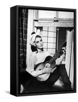 Audrey Hepburn. "Breakfast At Tiffany's" 1961, Directed by Blake Edwards-null-Framed Stretched Canvas