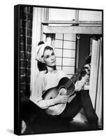 Audrey Hepburn. "Breakfast At Tiffany's" 1961, Directed by Blake Edwards-null-Framed Stretched Canvas